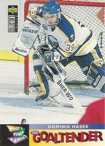#367 Dominik Hasek - Buffalo Sabres - 1995-96 Collector's Choice Hockey