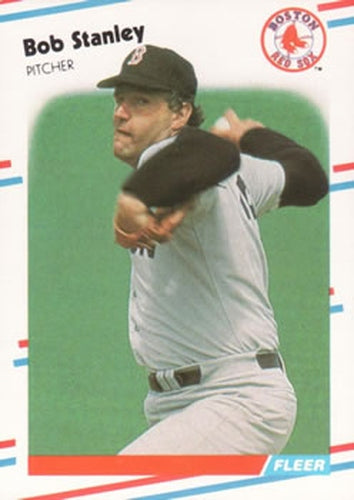 #367 Bob Stanley - Boston Red Sox - 1988 Fleer Baseball