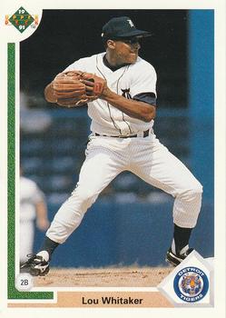 #367 Lou Whitaker - Detroit Tigers - 1991 Upper Deck Baseball