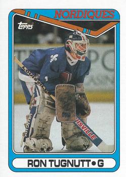 #367 Ron Tugnutt - Quebec Nordiques - 1990-91 Topps Hockey