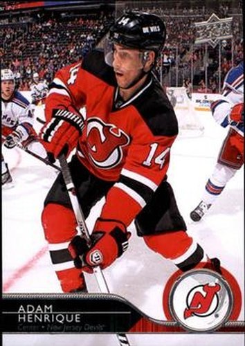 #367 Adam Henrique - New Jersey Devils - 2014-15 Upper Deck Hockey