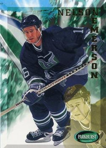 #367 Nelson Emerson - Hartford Whalers - 1995-96 Parkhurst International Hockey