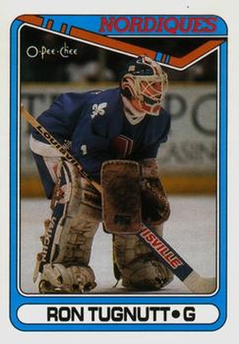 #367 Ron Tugnutt - Quebec Nordiques - 1990-91 O-Pee-Chee Hockey