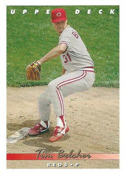 #368 Tim Belcher - Cincinnati Reds - 1993 Upper Deck Baseball