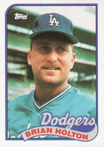 #368 Brian Holton - Los Angeles Dodgers - 1989 Topps Baseball