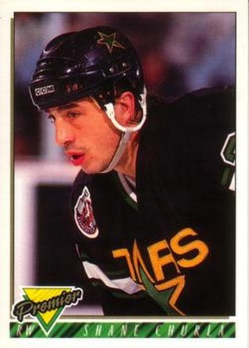 #368 Shane Churla - Dallas Stars - 1993-94 O-Pee-Chee Premier Hockey