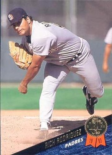 #368 Rich Rodriguez - San Diego Padres - 1993 Leaf Baseball