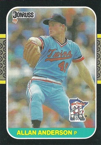 #368 Allan Anderson - Minnesota Twins - 1987 Donruss Baseball