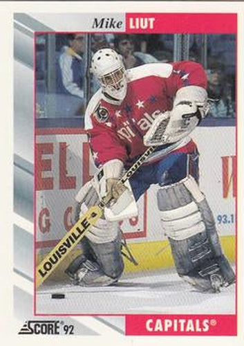 #368 Mike Liut - Washington Capitals - 1992-93 Score USA Hockey