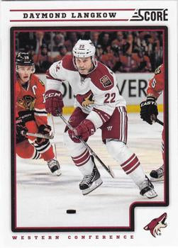 #368 Daymond Langkow - Phoenix Coyotes - 2012-13 Score Hockey