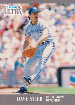 #368 Dave Stieb - Toronto Blue Jays - 1991 Ultra Baseball