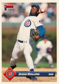 #368 Jessie Hollins - Chicago Cubs - 1993 Donruss Baseball