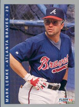 #368 Mark Lemke - Atlanta Braves - 1993 Fleer Baseball