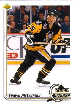 #368 Shawn McEachern - Pittsburgh Penguins - 1992-93 Upper Deck Hockey