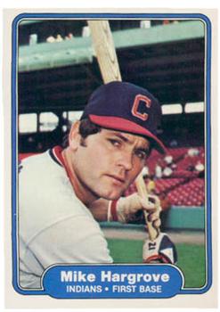 #368 Mike Hargrove - Cleveland Indians - 1982 Fleer Baseball