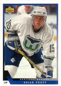#368 Brian Propp - Hartford Whalers - 1993-94 Upper Deck Hockey