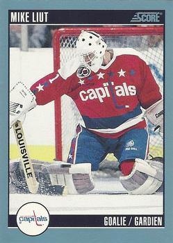 #368 Mike Liut - Washington Capitals - 1992-93 Score Canadian Hockey