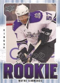 #368 Wayne Simmonds - Los Angeles Kings - 2008-09 Upper Deck MVP Hockey