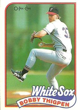 #368 Bobby Thigpen - Chicago White Sox - 1989 O-Pee-Chee Baseball