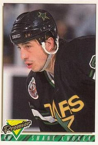 #368 Shane Churla - Dallas Stars - 1993-94 Topps Premier Hockey