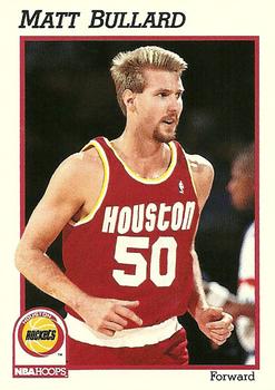 #368 Matt Bullard - Houston Rockets - 1991-92 Hoops Basketball