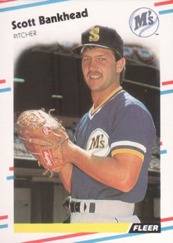 #368 Scott Bankhead - Seattle Mariners - 1988 Fleer Baseball