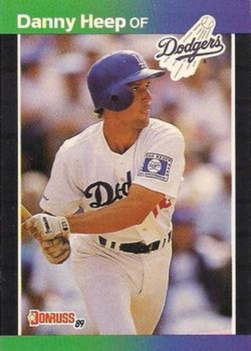 #368 Danny Heep - Los Angeles Dodgers - 1989 Donruss Baseball