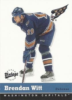 #368 Brendan Witt - Washington Capitals - 2000-01 Upper Deck Vintage Hockey