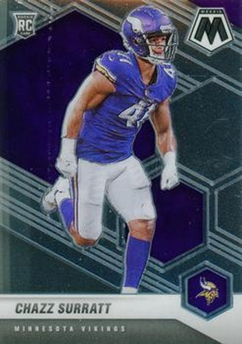 #368 Chazz Surratt - Minnesota Vikings - 2021 Panini Mosaic Football