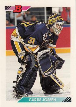 #368 Curtis Joseph - St. Louis Blues - 1992-93 Bowman Hockey