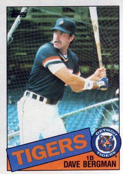 #368 Dave Bergman - Detroit Tigers - 1985 Topps Baseball