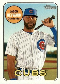 #368 Jason Heyward - Chicago Cubs - 2018 Topps Heritage Baseball