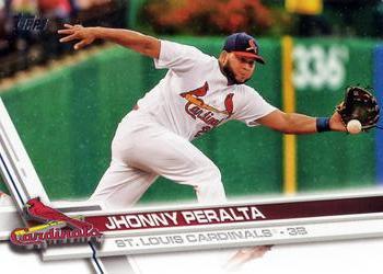 #368 Jhonny Peralta - St. Louis Cardinals - 2017 Topps Baseball