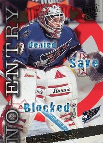#368 Jim Carey - Washington Capitals - 1995-96 Ultra Hockey