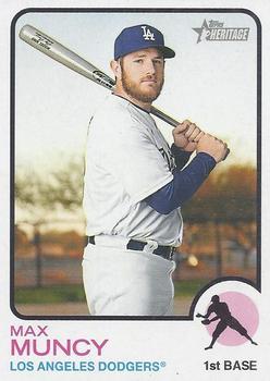 #368 Max Muncy - Los Angeles Dodgers - 2022 Topps Heritage Baseball