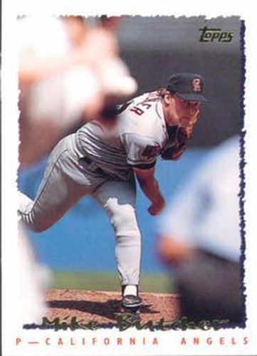 #368 Mike Butcher - California Angels - 1995 Topps Baseball