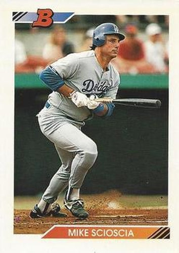 #368 Mike Scioscia - Los Angeles Dodgers - 1992 Bowman Baseball
