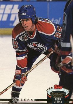 #368 Petr Klima - Edmonton Oilers - 1992-93 Stadium Club Hockey