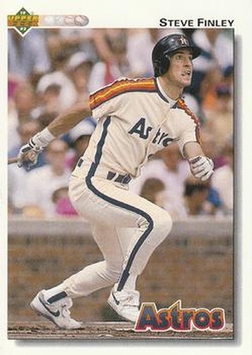 #368 Steve Finley - Houston Astros - 1992 Upper Deck Baseball