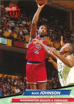 #368 Buck Johnson - Washington Bullets - 1992-93 Ultra Basketball