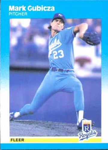 #368 Mark Gubicza - Kansas City Royals - 1987 Fleer Baseball