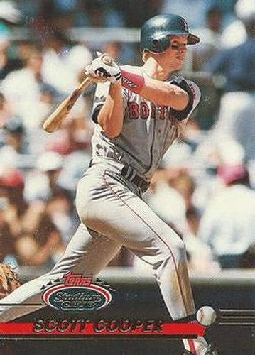 #368 Scott Cooper - Boston Red Sox - 1993 Stadium Club Baseball