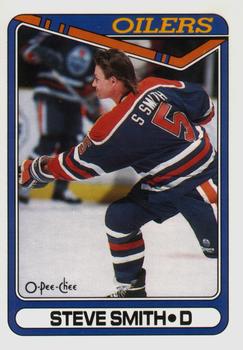 #368 Steve Smith - Edmonton Oilers - 1990-91 O-Pee-Chee Hockey