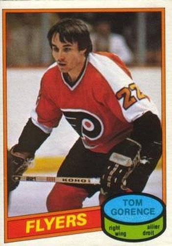 #368 Tom Gorence - Philadelphia Flyers - 1980-81 O-Pee-Chee Hockey