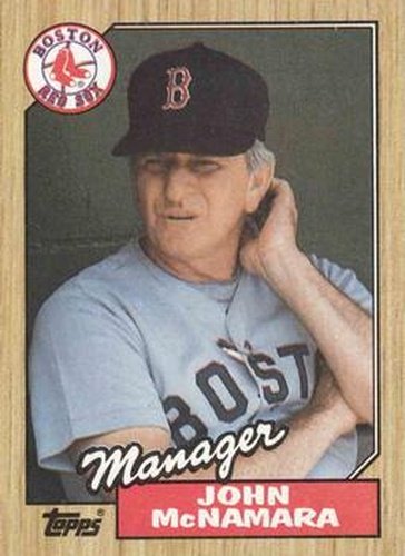 #368 John McNamara - Boston Red Sox - 1987 Topps Baseball