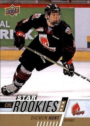 #368 Daemon Hunt - Moose Jaw Warriors - 2017-18 Upper Deck CHL Hockey