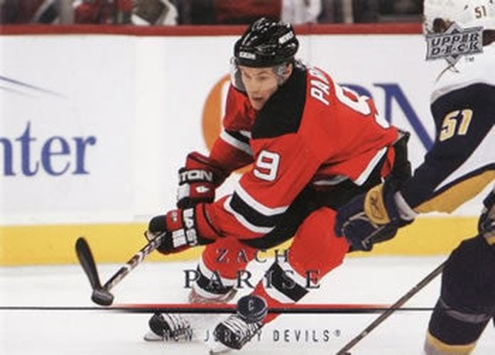 #368 Zach Parise - New Jersey Devils - 2008-09 Upper Deck Hockey