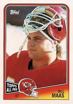 #368 Bill Maas - Kansas City Chiefs - 1988 Topps Football