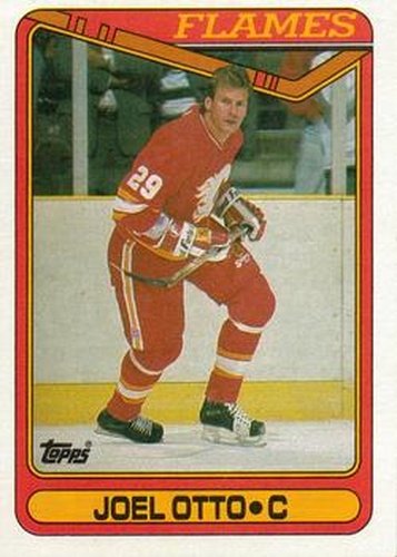 #369 Joel Otto - Calgary Flames - 1990-91 Topps Hockey