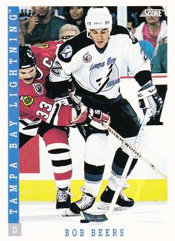#369 Bob Beers - Tampa Bay Lightning - 1993-94 Score Canadian Hockey